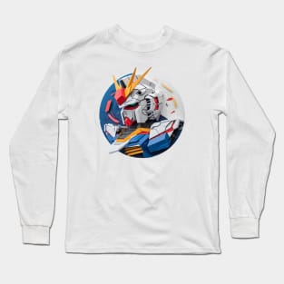 Winged Warriors: Gundam Wing, Mecha Epic, and Anime-Manga Legacy Unleashed Long Sleeve T-Shirt